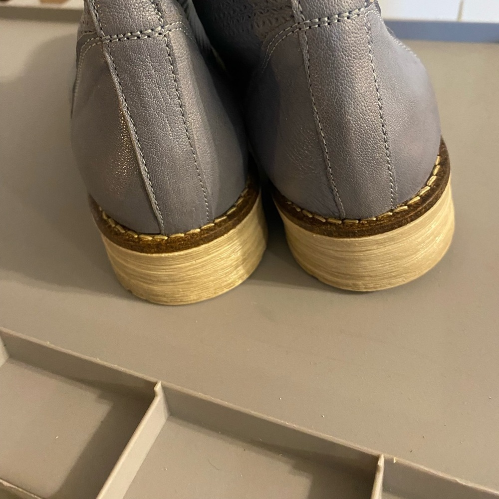 Cute Appropo booties in baby blue